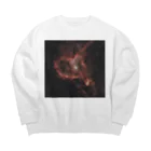 S204_Nanaのハート星雲 Big Crew Neck Sweatshirt