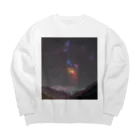 S204_Nanaの赤石岳に昇る蠍座 Big Crew Neck Sweatshirt