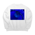 6uuran.comのUVライト Big Crew Neck Sweatshirt