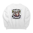 k.a.u.j.7のエネルギーセーブ中のあなた！まるでナマケモノ Big Crew Neck Sweatshirt