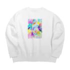 NAO-zenのisekai=純 Big Crew Neck Sweatshirt