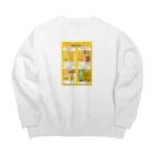 Juliajuliaの夏の恋人、冷凍マンゴーが勢揃い！ Big Crew Neck Sweatshirt