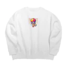 katohkouchiのBrushee Big Crew Neck Sweatshirt