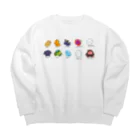 もふもふ堂のUMAデザイン Big Crew Neck Sweatshirt