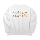 もふもふ堂のギリシャ神話好きへ！、かわいい１２（１３）星座のデザイン Big Crew Neck Sweatshirt