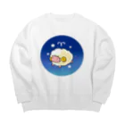 もふもふ堂の牡羊座 Big Crew Neck Sweatshirt