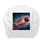 nyonsunの宝箱のトマトが世界を救う！？ Big Crew Neck Sweatshirt