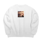 MM24Designの都会の夕暮れ Big Crew Neck Sweatshirt