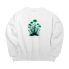 mushupのキンギョソウ Big Crew Neck Sweatshirt