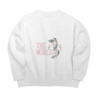 天体観測official web shopハイブリッドレインボウのタロット「世界」スウェット Big Crew Neck Sweatshirt