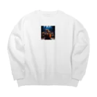 AQUAMETAVERSEの大太鼓の演奏　なでしこ1478 Big Crew Neck Sweatshirt