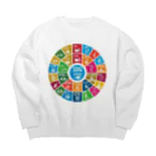 happiness_shopのSDGs（持続可能な開発目標） Big Crew Neck Sweatshirt