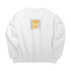 すとろべりぃのにっこりライオン Big Crew Neck Sweatshirt