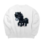 yos-1292583のサラサラブレ Big Crew Neck Sweatshirt