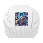 80’ｓの80’ｓ_2 Big Crew Neck Sweatshirt