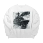 MistyStarkの護衛艦 Big Crew Neck Sweatshirt