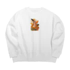 AQUAMETAVERSEの野菜娘　なでしこ1478 Big Crew Neck Sweatshirt