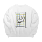 coyachi__のこやねずみ Big Crew Neck Sweatshirt