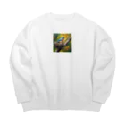 sora377の営巣している鳥 Big Crew Neck Sweatshirt