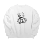 Sachi0625のレトロ戦闘ロボットＣ Big Crew Neck Sweatshirt