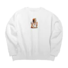 kichamanのペアルックで Big Crew Neck Sweatshirt