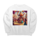 ひろぴーのサーカス Big Crew Neck Sweatshirt