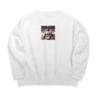 てぃっちゃんの野球 Big Crew Neck Sweatshirt