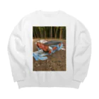 S_Y upperの大切に使われてきた農業機械✨ Big Crew Neck Sweatshirt