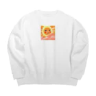 Kousuke2の太陽のように明るく元気よく Big Crew Neck Sweatshirt