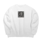 たまとの愉快なショップの鋼の肉体 Big Crew Neck Sweatshirt