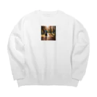 masa11253345のランニングスタイル！ Big Crew Neck Sweatshirt