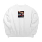 hamuevoのナイトサーキット Big Crew Neck Sweatshirt