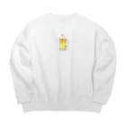 nanndaka-na-の昼からビール Big Crew Neck Sweatshirt