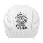 Colorful fam Earthのワン‼︎だふる。 Big Crew Neck Sweatshirt