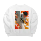 AQUAMETAVERSEのテ声ンド　なでしこ1478 Big Crew Neck Sweatshirt