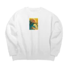 AQUAMETAVERSEの昼寝　なでしこ1478 Big Crew Neck Sweatshirt