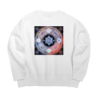 幻想の館の不思議模様・円 Big Crew Neck Sweatshirt