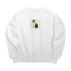 POLYPCのSTOPチンパンジー Big Crew Neck Sweatshirt