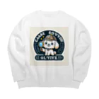 keikei5の探偵ごっこが大好きな、かわいらしいトイプードル Big Crew Neck Sweatshirt