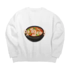 納豆ごはんの韓国料理　맛있다! Big Crew Neck Sweatshirt