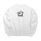 クリエイティブ・スタイル・ストアの散歩つれてけ Big Crew Neck Sweatshirt