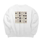 crpのふしぎないきもの Big Crew Neck Sweatshirt