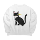 くろついchのぶんたくん Big Crew Neck Sweatshirt