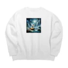 太陽の手の水の妖精 Big Crew Neck Sweatshirt