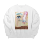 🐶シュナといろいろ🎨のラーメン大好き人間 Big Crew Neck Sweatshirt