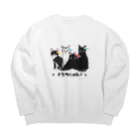 くろついchのくろついch (ロゴあり) Big Crew Neck Sweatshirt