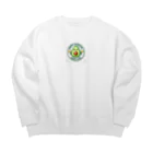 Happy-AvocadoのHappy Avocado 2 Big Crew Neck Sweatshirt