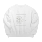 ha-rurururuのシンプル Big Crew Neck Sweatshirt