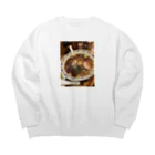 まゆのあかりのTheラーメンVol4 Big Crew Neck Sweatshirt