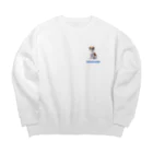 29chanのkoikerhondier犬 Big Crew Neck Sweatshirt